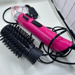Tru Beauty 2 Inch Hot Air Brush Hair Dryer Hot Comb Ionic Titanium Technology